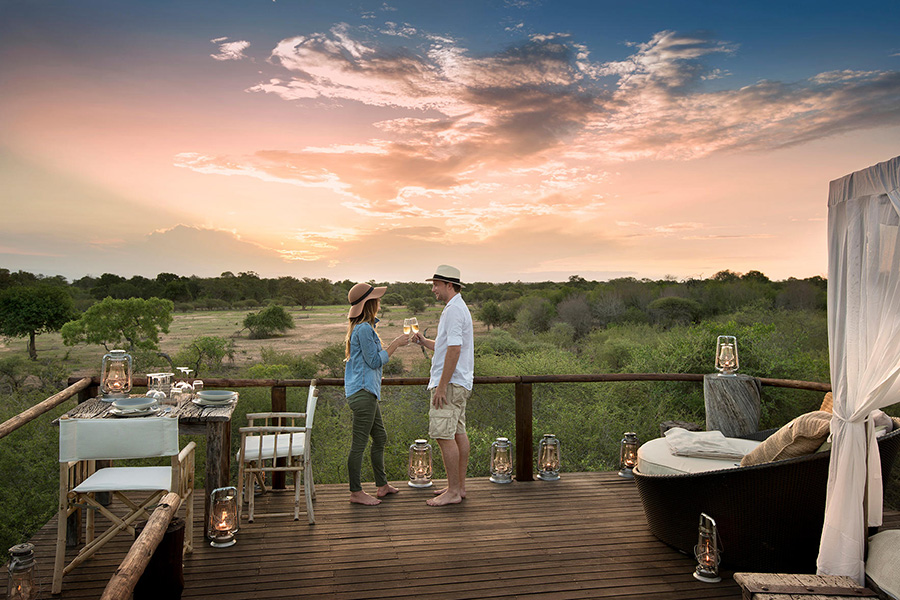 Surround yourself with stunning views of the Kruger's untouched nature.