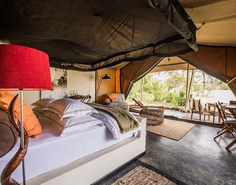 Interior of the Tented Suite at Chem Chem. 