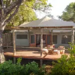 Chindeni Bushcamp tented suite exterior.