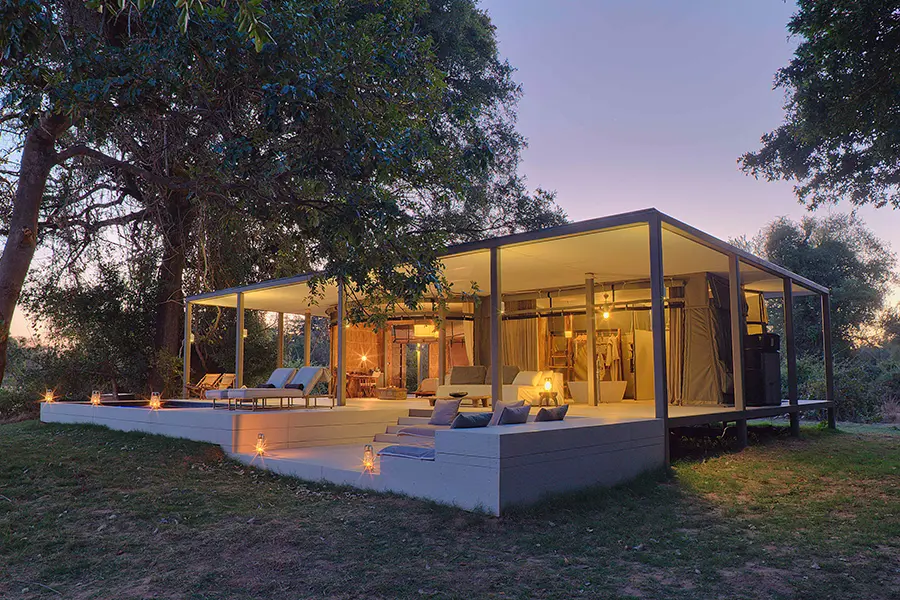 Suntuosas villas.