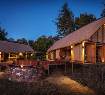 Spend your evening around the boma.