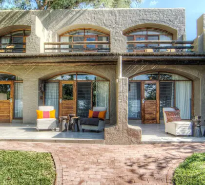 Terraza privada en la habitación.