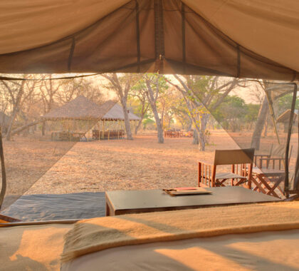 Secluded campsite in the heart of Chobe National Park.