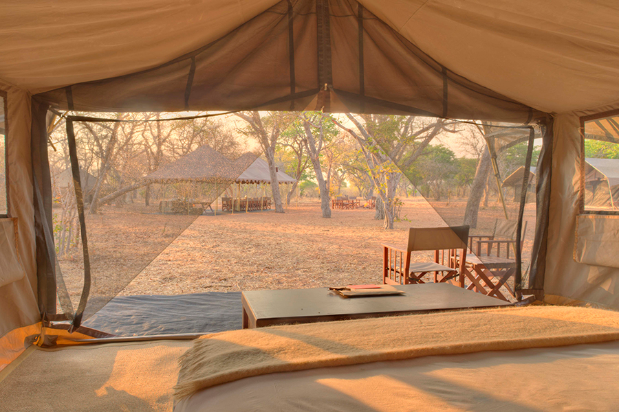 Secluded campsite in the heart of Chobe National Park.