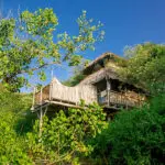 One of six private tree houses that provide for a romantic and memorable experience.