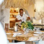 The exclusive house is fully-staffed, including private chef and butler. 