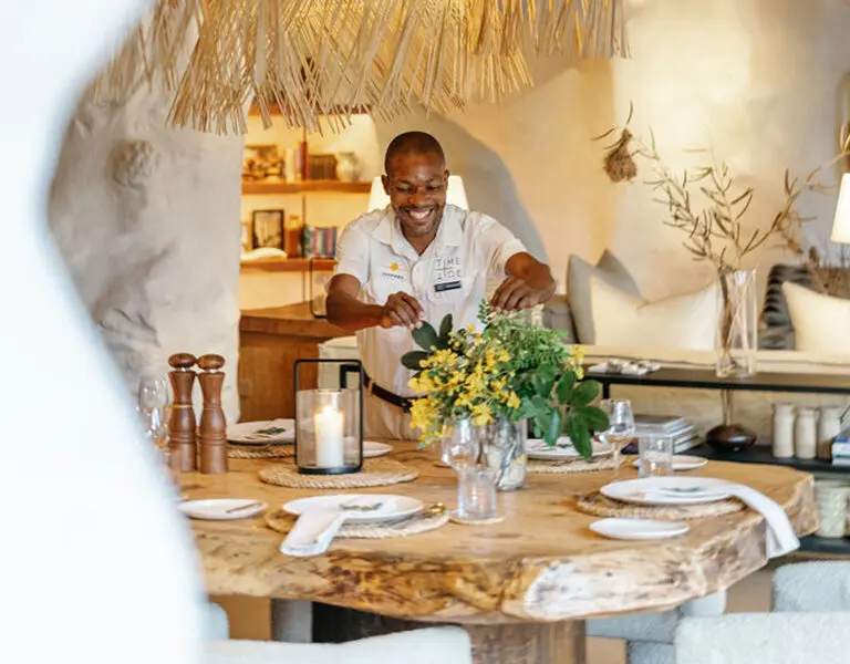 The exclusive house is fully-staffed, including private chef and butler. 