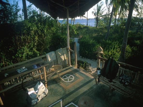 Listen to the sound of nature while relaxing on the deck.