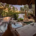 Dip in the swimming pool at Chundukwa River Lodge.