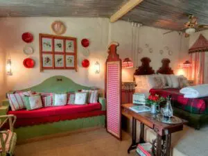 Put your feet up and read a book in your private sitting area.
