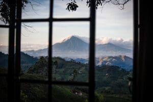 Clouds Mountain Gorilla Lodge está considerado el alojamiento más alto de Uganda, y con vistas como éstas, ¡merece la pena quedarse!