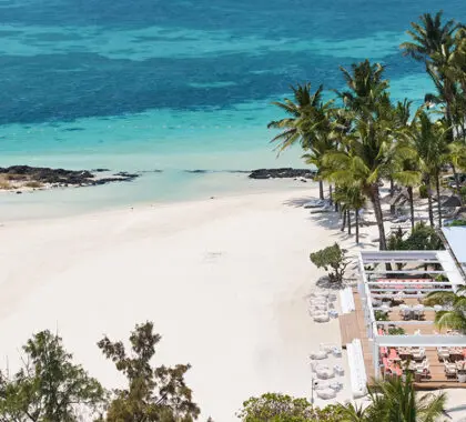 The beach right on the doorstep.