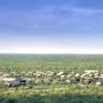 Built in a semi-circle of interlinking paths, the lodge is situated at the heart of a mopane and acacia forest – far away from all the hustle and bustle.