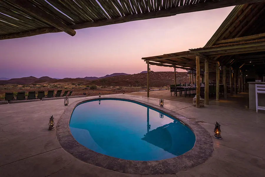Swimming pool at Damaraland.