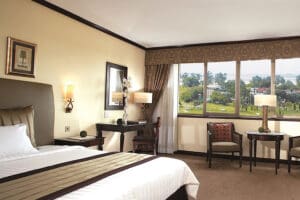 Sleep soundly in your king-sized bed.