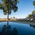 Piscina en el campamento de Davison.