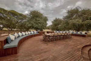 Gather in the evenings for a traditional safari campfire, shared with fellow guests over a well-deserved nightcap. Followed by dinner under the stars. 