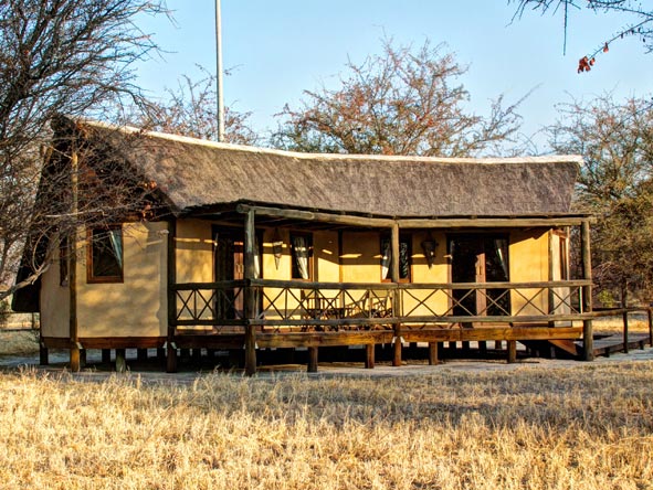 The lodge is set in the midst of the untouched Kalahari, an area that sees a very small amount of visitors each year.