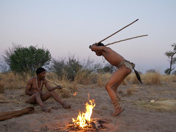 Walk with the Kalahari Bushmen and learn about their ancient ways of surviving in extremely dry and harsh conditions.