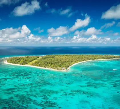 Enjoy time in paradise on Denis Private Island.