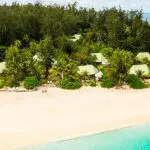 Cottages on the beach. 