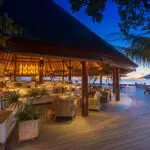 Ambient evenings on the restaurant and lounge deck.