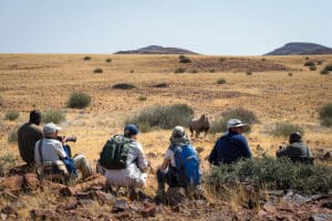 Se ofrecen emocionantes safaris a pie.