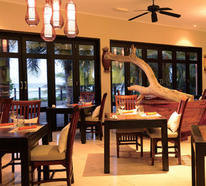 Dining area at Allamanda Resort and Spa Seychelles