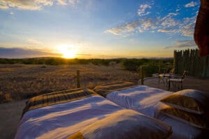 Sleep out on your verandah for an incredible night's sleep under the stars.