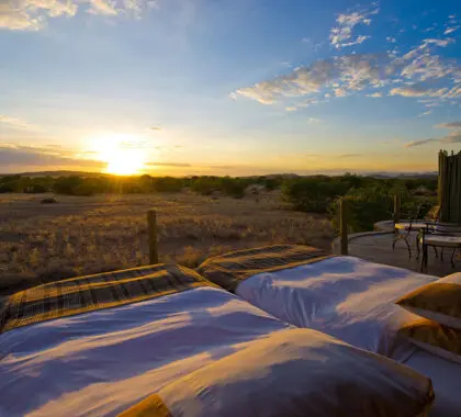 Sleep out on your verandah for an incredible night's sleep under the stars.