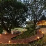 Cena en Dulini River Lodge.
