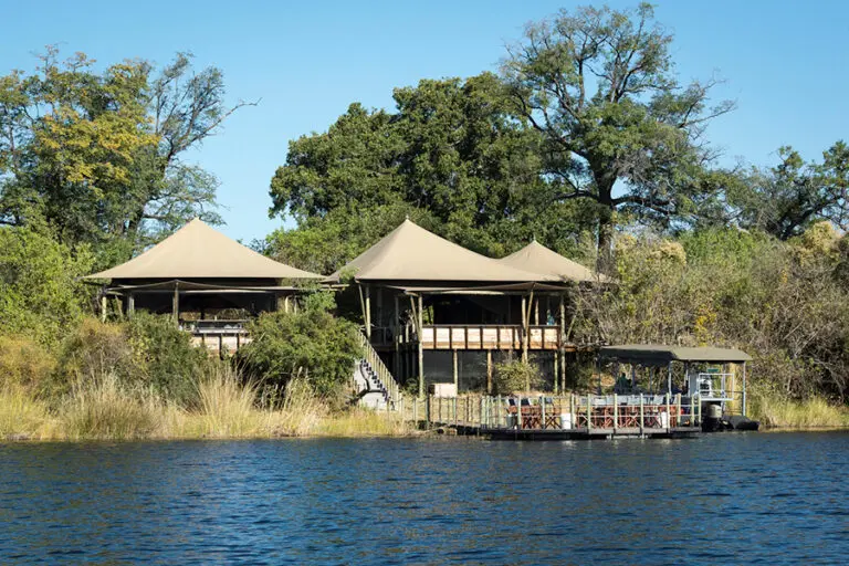 DumaTau is located in the private Linyanti Game Reserve.