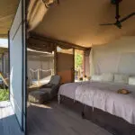 Cómodo alojamiento de safari.