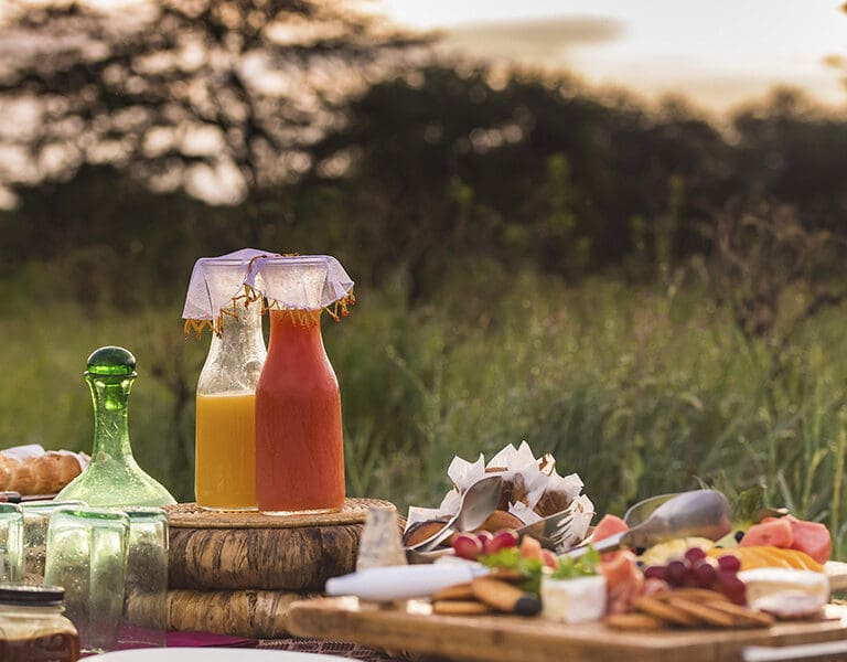 Indulge in a 'bush breakfast'. 