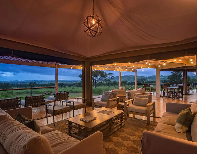 plenty of space to relax in the main lounge area.