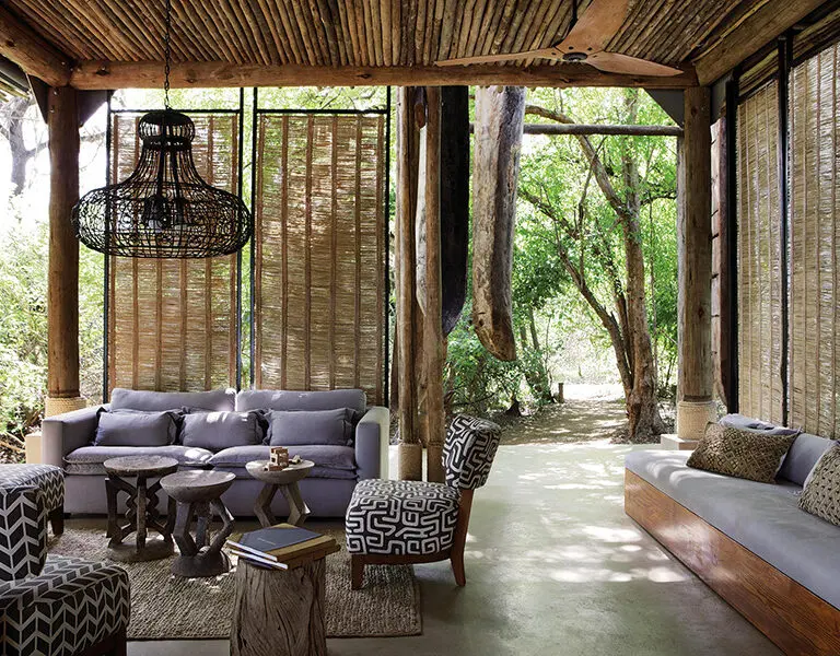 The lodge lounge.