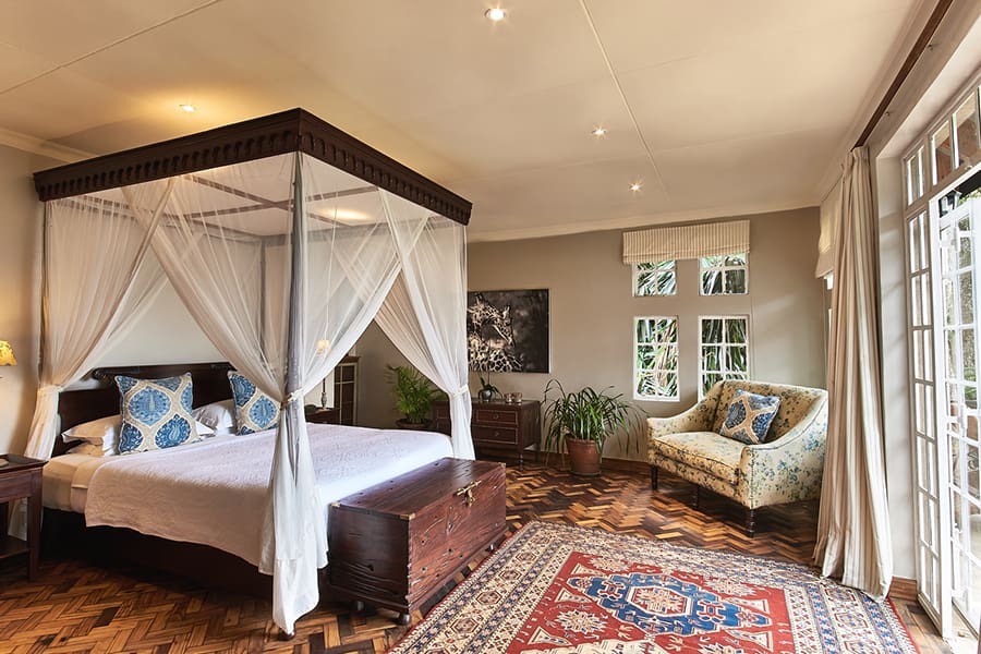 Dormitorio de Karen Blixen.