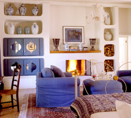 Elegant greek room lounge