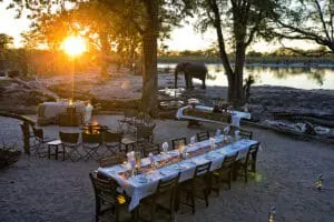 All meals are served communally at the main camp unless by special request.