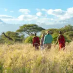 Walking safaris at Elerai. 