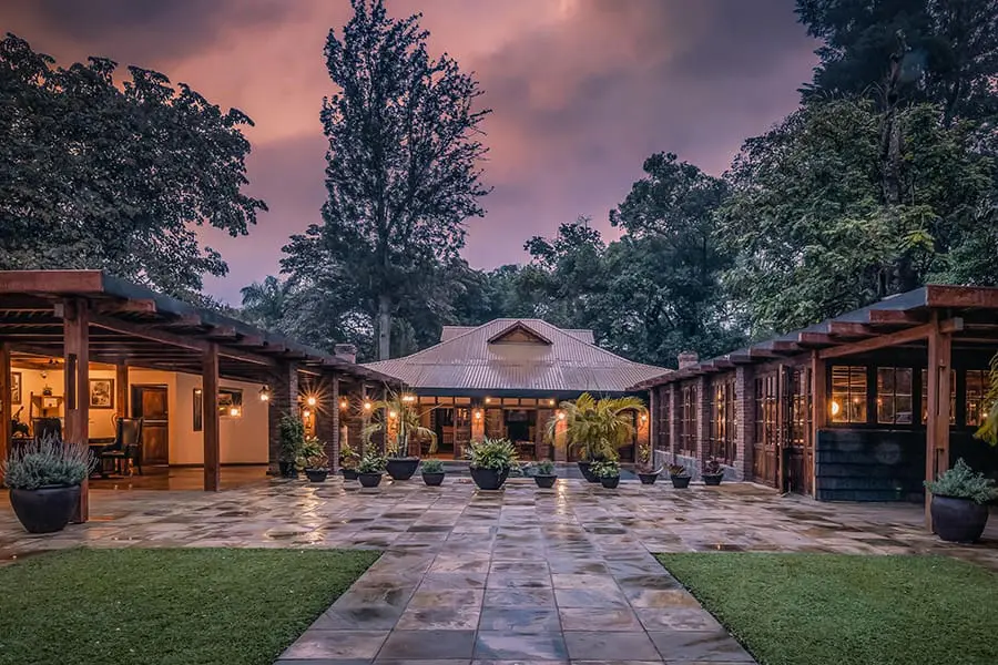 La elegancia del Arusha Lodge. 