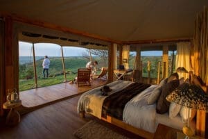 The bedrooms at Loisaba feature large en-suite bathrooms, fitted with all the needed creature comforts.