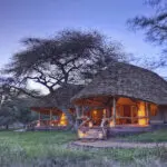 Luxury safari accommodation. 