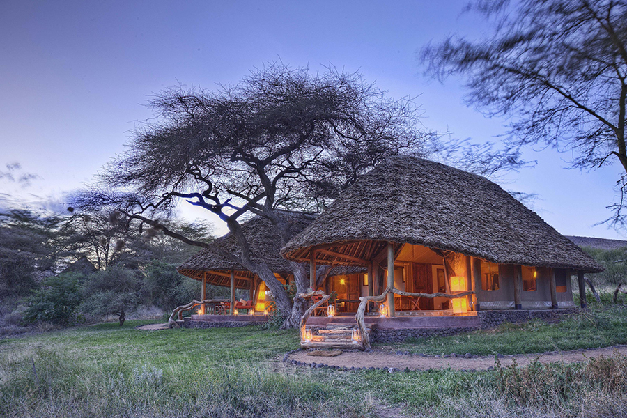 Luxury safari accommodation. 