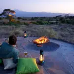 Revel in sublime African sunsets. 