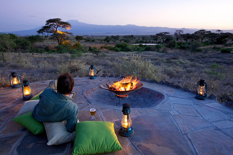 Revel in sublime African sunsets. 