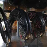 Ellerman House's sculptural wine cellar holds over 7000 bottles. 