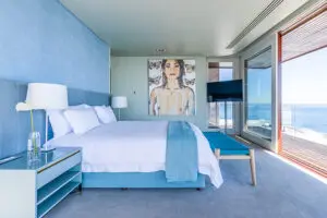 The main bedroom at Ellerman Villa One.