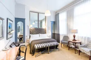 Classic house bedroom.