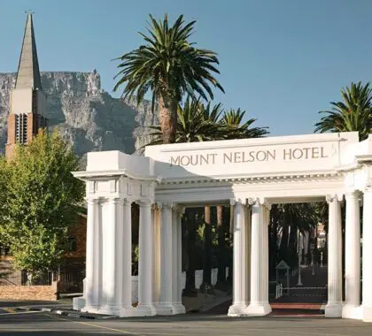 Entrance to the Mount Nelson.